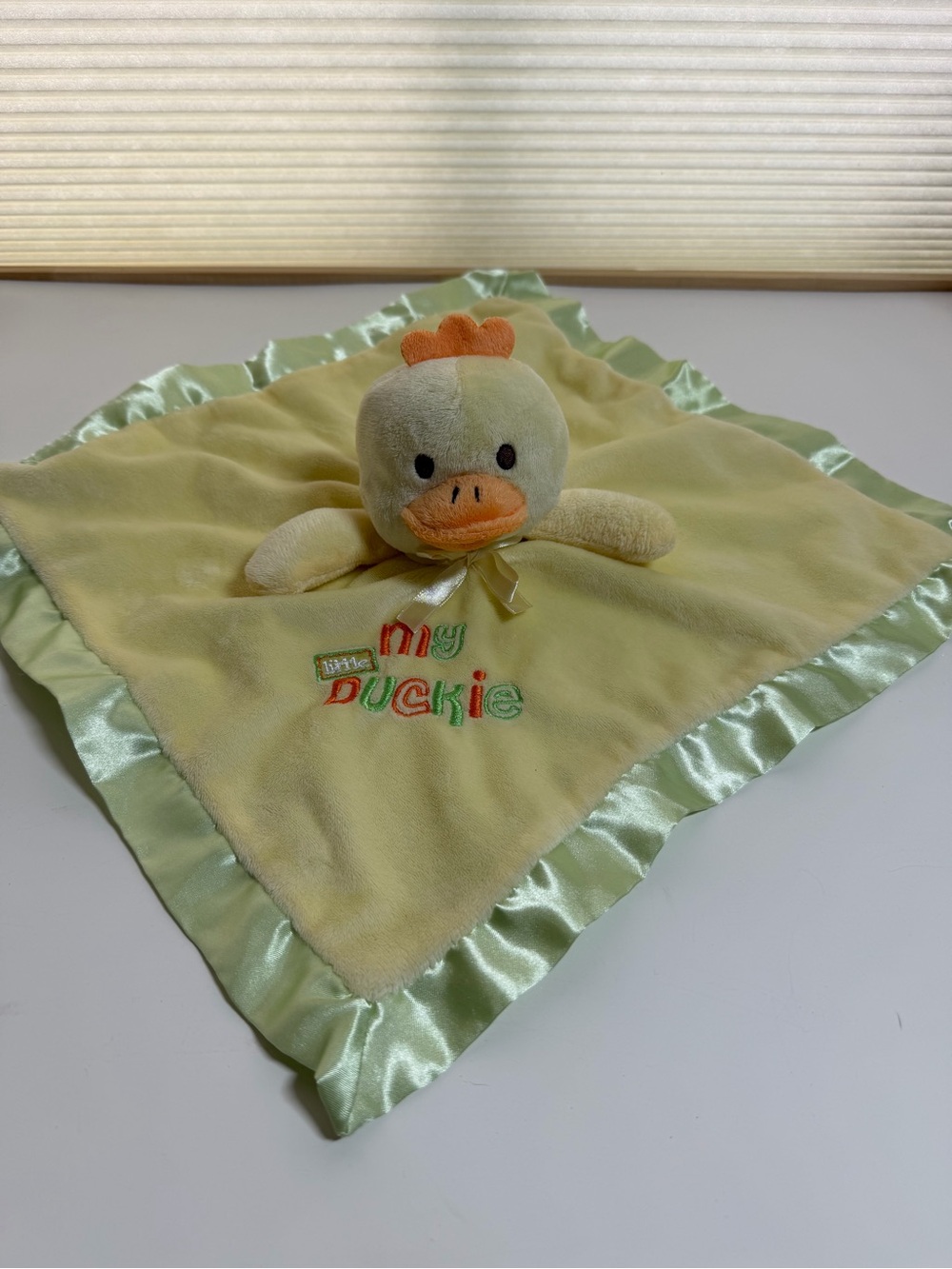 Baby Gear Soft Yellow Duckie Baby Comfort Blanket - Plush Lovey. Read